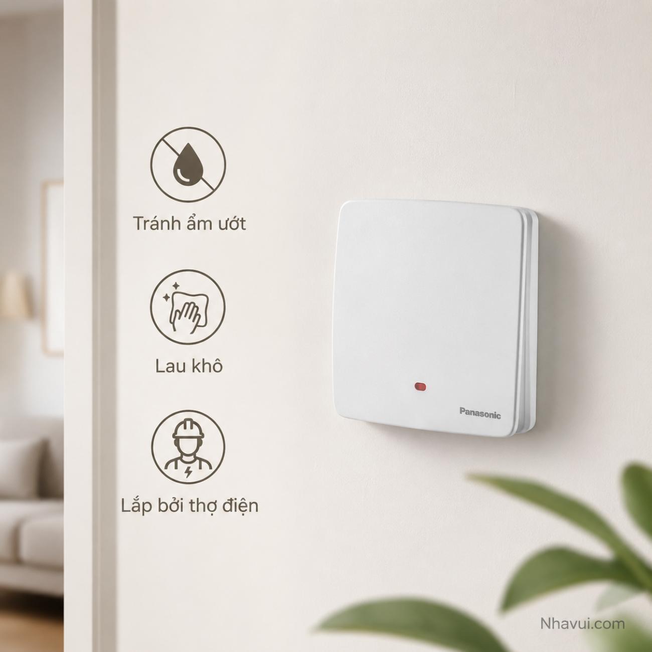 Bộ công tắc D có đèn báo Panasonic Minerva